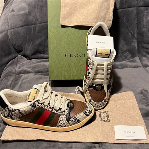 gucci schuhe herren sneaker fake|gucci snake sneakers women's.